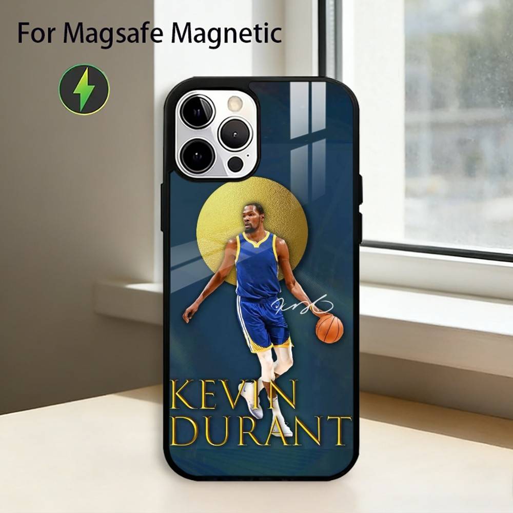 Basketball Sport Kevin Durant Handyhülle Für iPhone17,16,15,14,13,12,11 Plus,Pro Magnetisch Für Magsafe Kabelloses Laden
