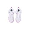 Adidas Neo Postmove Mid Comfortable Shock Absorption Wear-Resistant Breathable Mid-Top Kids Skate Shoes Kids Skate Shoes White Pink HQ4240