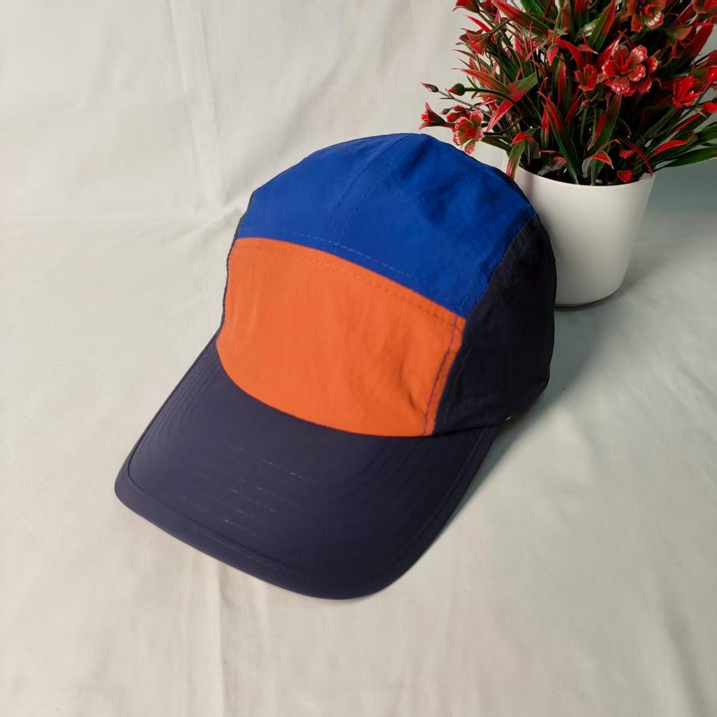Color Matching Cap New Spring and Summer Embroidery Slightly Curved Baseball Cap Outdoor Hiking Sun Protection Quick Drying Men and Women