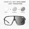 Kapvoe Photochromic Cycling Sunglasses Man Women Fishing Glasses Polarized Sports Bike Glasses MTB Eyewear Bicycle Goggles 2023