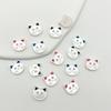 40pcs Cute Resin Cat Buttons 12mm Kitten Head Buttons Fashionable Kitty Buttons  Cardigan Sweater