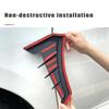 Carbon Fiber Car ABS Shark Gills Side Fender Air Vent Sticker Trim For Mercedes Benz New B/C/E A Class C200L GLC GLK New CLA GLA
