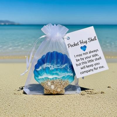 Yousheng Pocket Hug Animal with Positive Card Emotional Support Resin Animal Token Mini Dog Turtle Octopus Clover Angel Statue Inspirational Gift