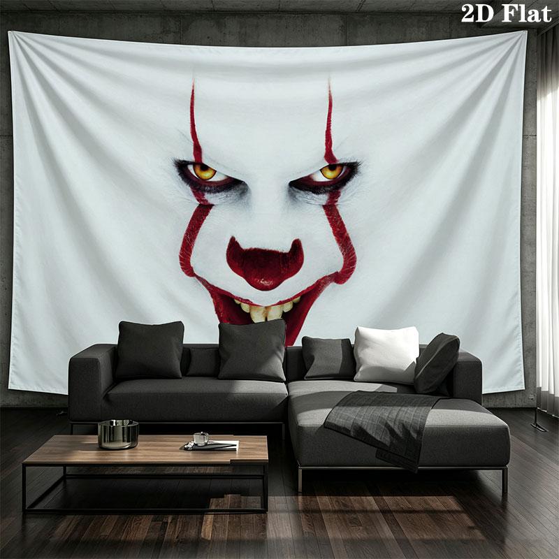 IT Wall Tapestry, Aesthetic Printed Fabric Blanket, Suitable for Bedroom, Living Room, and Home Decor.