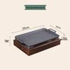 Japanese Style Tabletop BBQ Warming Stove with Solid Wood Frame