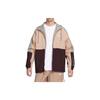 Nike Veste d'entraînement décontractée à manches longues et à capuche Color Block pour hommes Kaki HF6170-200
