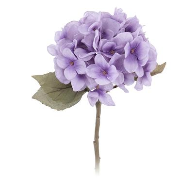 Artificial Flowers Bride Bouquet Purple Hydrangea Garden Wedding Home Party Living Room Decoration Leaf DIY Fake Floral Plants