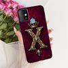 Für Infinix Hot 10 Hülle Cover Luxus A-Z Buchstaben 2D Bemalter Silikon Stoßfänger Für Infinix Hot10 X682B X682C Gehäuse