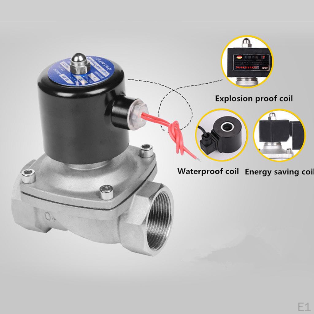 304 Stainless Steel Solenoid Switch Valve Electronic Control