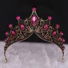 Bridal Crown Tiara Princess Birthday Rhinestone Crown Atmospheric Wedding Dress Accessories