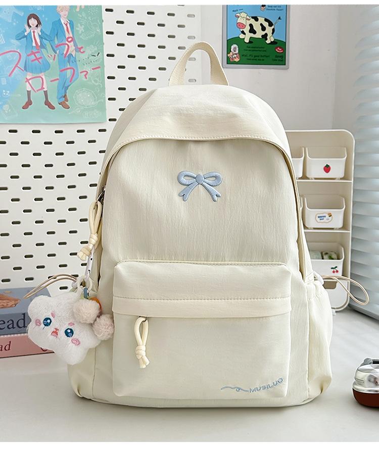 Schoolbag new high-value Japanese ins fresh and sweet candy-colored backpack, lightweight and large-capacity backpack for junior and senior high