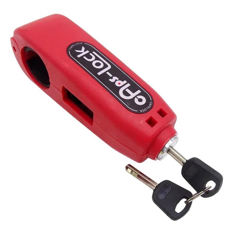 Universal Motorcycle Lock Scooter Handlebar Safety Lock Brake Throttle Grip Anti Theft Protection Security Locks