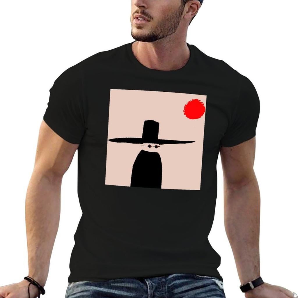 The man in the black hat T-Shirt t shirt man cotton t shirts for man cotton funny t shirts with