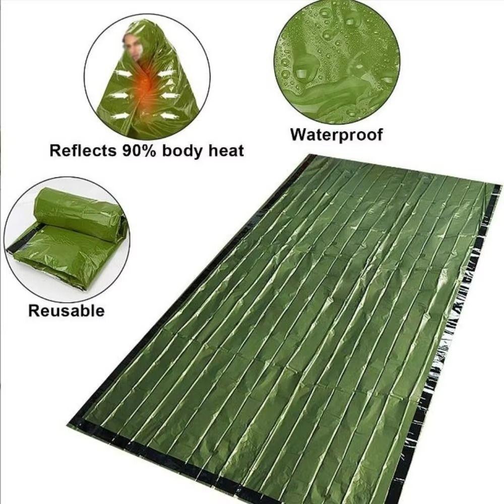 With Storage Bag Survival Sleeping Bag Waterproof Emergency Survival Blanket Outdoor