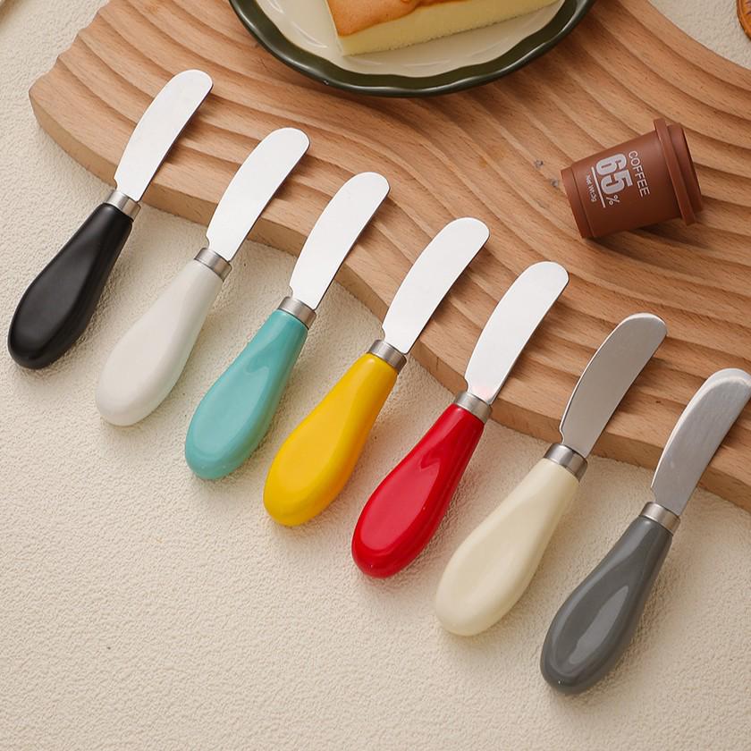 

Многофункциональный нож для масла, сыра и джема с деревянной коробкой для выпечки Butter Knife зелёный