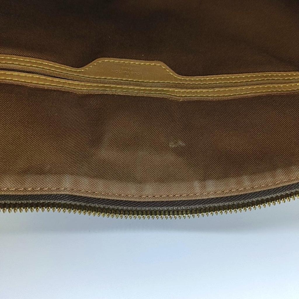 [Pre-Owned] Palermo Large Brown Coated Canvas Monogram Shoulder Bag - Fair #ELW157