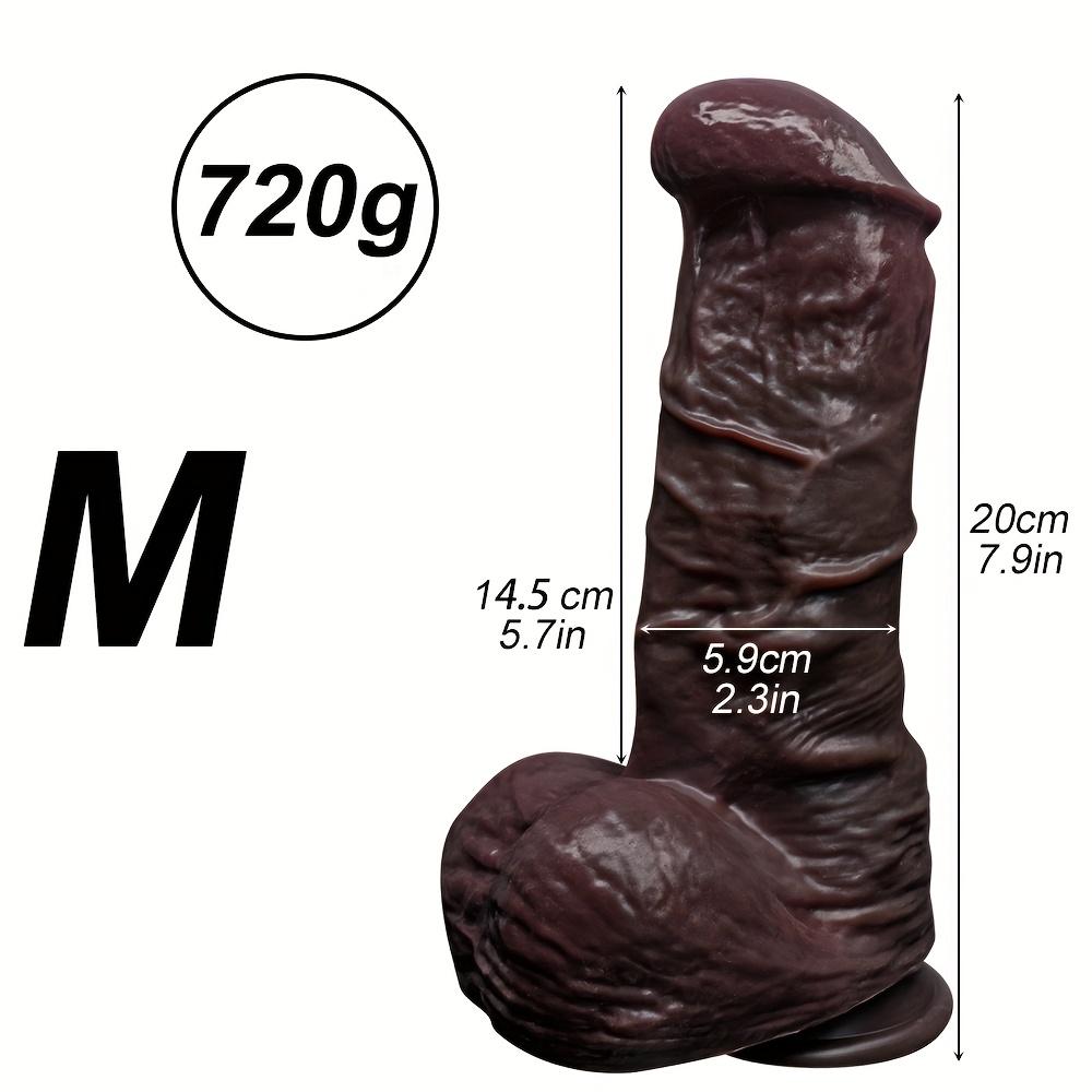 6.9-Inch Realistic Dildo Jockstrap Toy, Skin-Friendly Faux Leather Design with Strong Suction Cup, Hands-Free Adult Toy for Men, Women & Couples