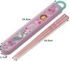 Skater Chopsticks and Chopstick Case Made In ABS2AM Children's Set, Sophia, Japan,
