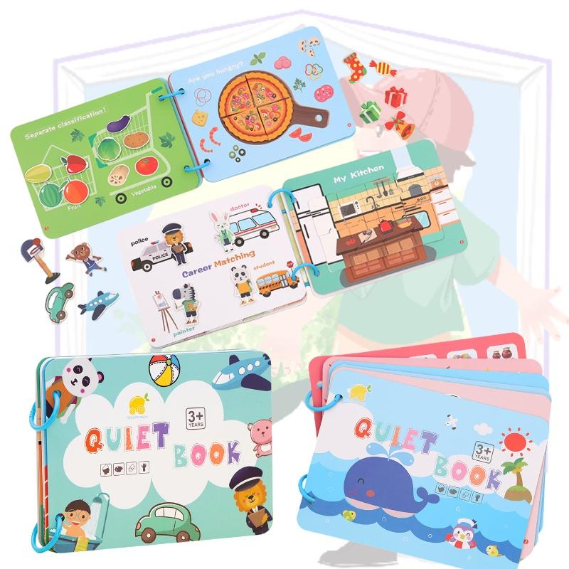 Busy Book For Children Interactive Educational Toy For Ages 4-6 Sensory Learning And Fine Motor Skills Development Yc-72