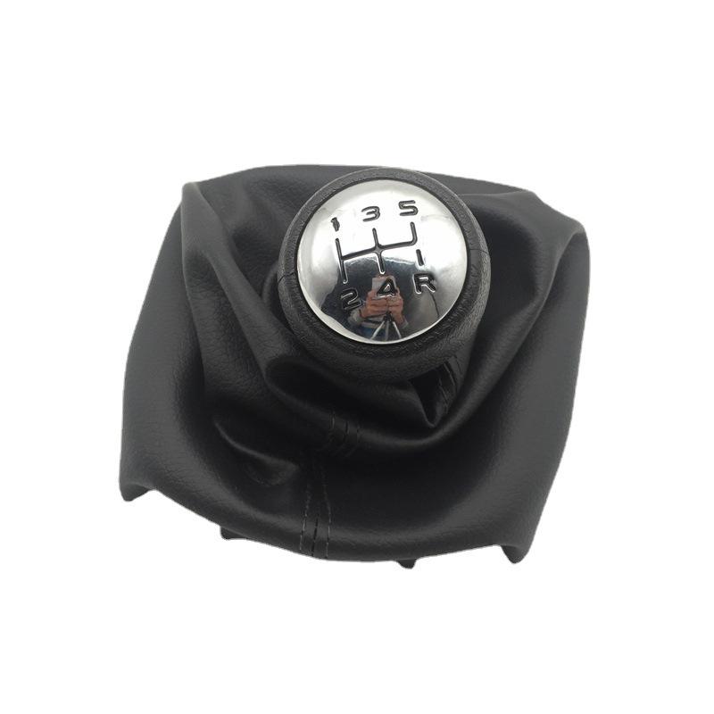 Alavanca de câmbio em liga de alumínio durável para Peugeot 307 manual/automático - preta