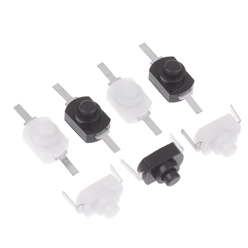 1208Yd 1288Bm Mini Druckschalter Selbstverriegelnder Schalter Rastender Ein/Aus-Schalter Mikroschalter für Elektrische Taschenlampe