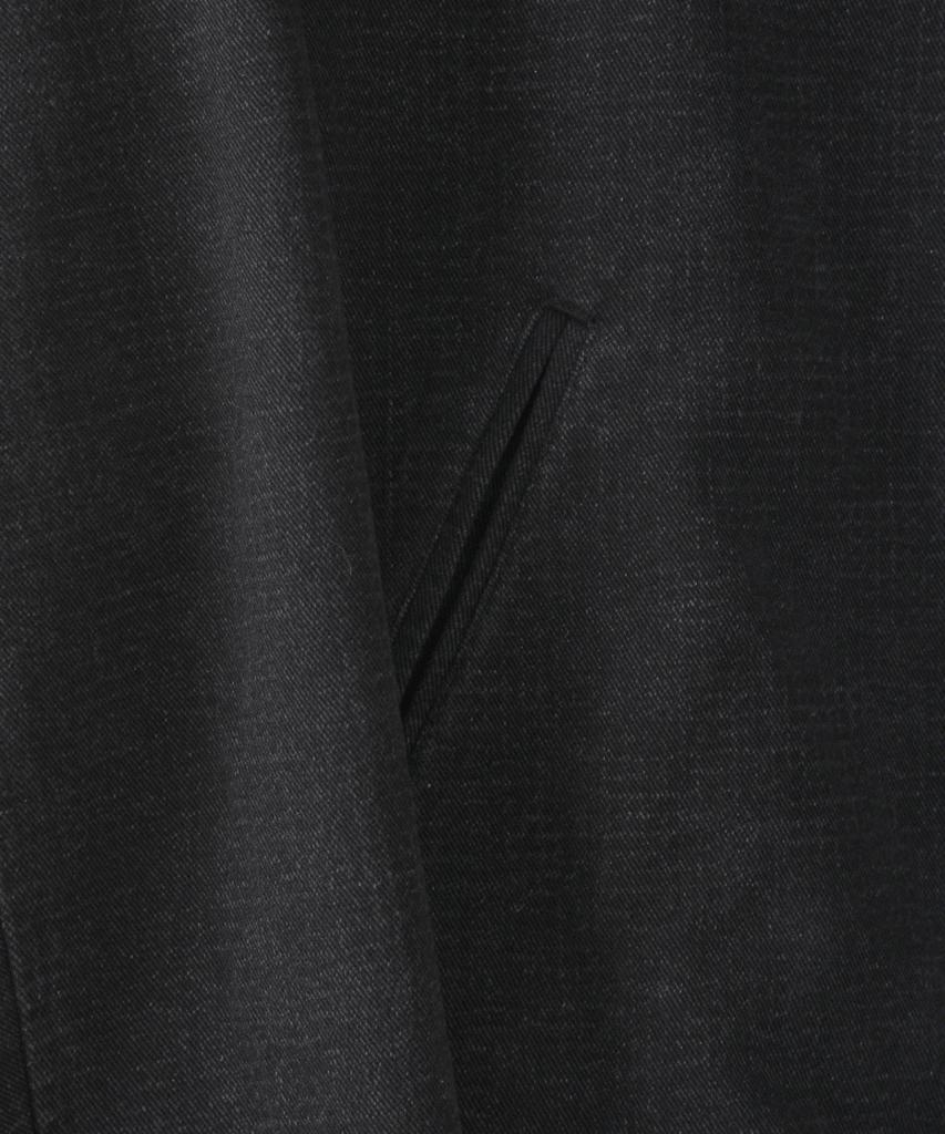 Asp Washed Denim Blouson - Black