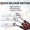 12Pcs Auto Repair Tools Wrench Socket Set Including Wrench Socket Extended Rod Motorcycle Repairing Tool Mechanic Tools