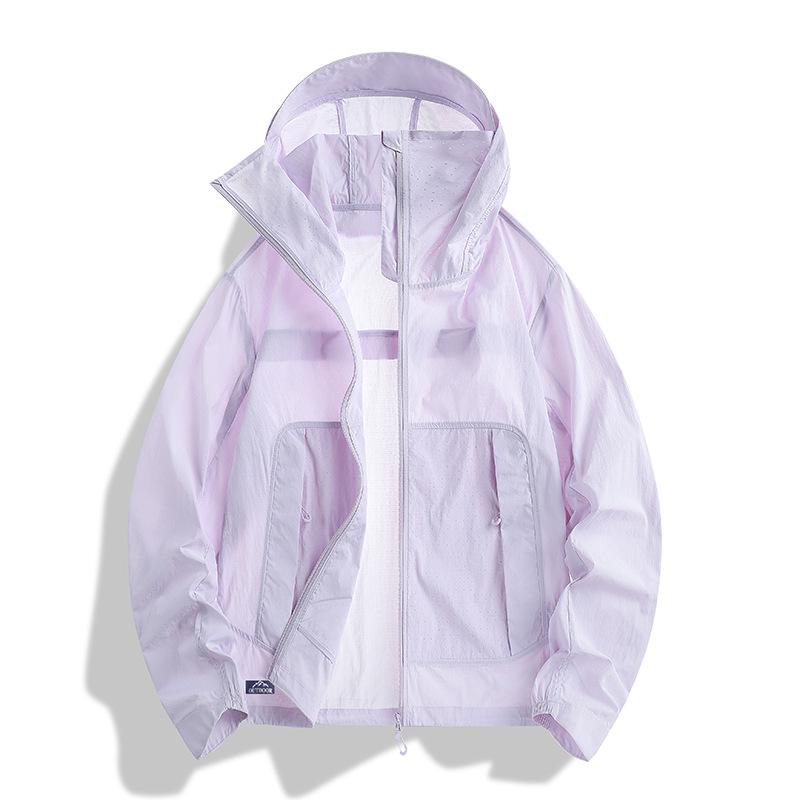 Petite Women's Lightweight Outdoor UV Protection Jacket and Men's UPF50+ Hiking Sun Jacket