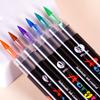 24 Colors Acrylic Paint Pens Liquid Brush Markers Set For Rock Ceramic Glass Painting