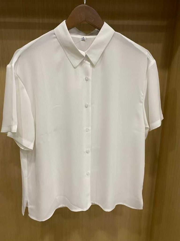 1116 Spring and Summer New Women's Fancy Casual Shirt Shirt/Short Sleeve Shirt Casual Commuter Top 171611