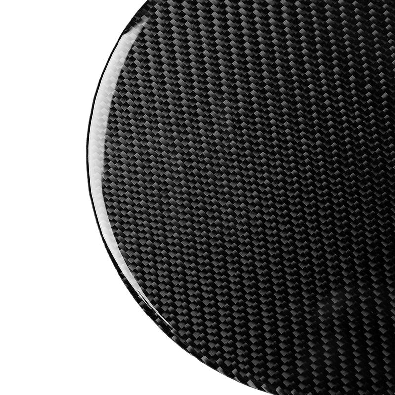 For Honda Fit Jazz 2014- Carbon Fiber Fuel Tank Cap Cover Sticker Anti Scratch Waterproof Car Exterior Styling Modification