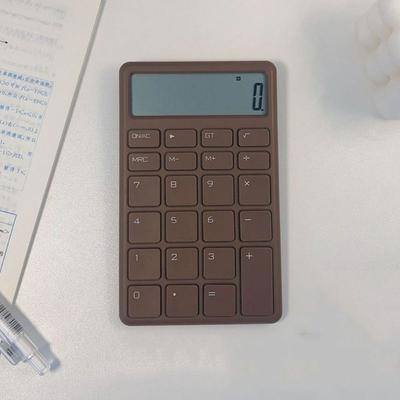 Silence Simple and Portable Calculator 12 Digits  Comfortable Feel   Learning Tools