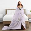 Ghost Reading Blanket Quality Warm Soft 2025 New Halloween Throw Blanket Winter Kids Couch Bed Print Bedspread