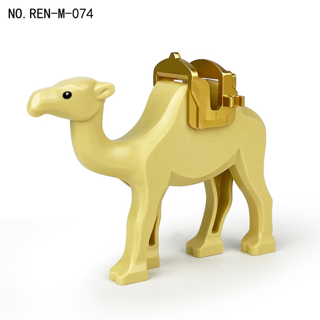 MOC Urban Zoo Model Farm Scene Building Block Accessories Owl Sheep Wolf Pig Flamingo Elephant Camel Children Brick Toy Gift R69