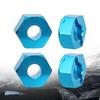 Aluminum Alloy 5.5MM RC Hex Mount Connector Fit for WLtoys RC 1:10 Off Road Vehicle Upgrade Parts(Blue K949 009B )