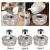 Elegant Stainless Steel Teapot Warmer for Home and On-the-Go