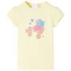 Pale Yellow T-shirt for Children 92/104/116/128/140