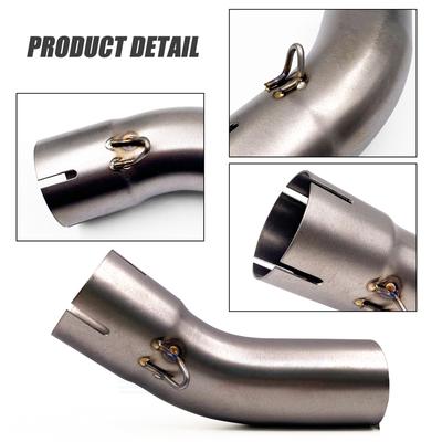 BDJ ZX25R ZX4R 2023 Exhaust Pipe Motorcycle Exhaust Slip-On Pipe Middle Link Pipe For KAWASAKI Ninja ZX-4R ZX-4RR ZX4RR ZX25RR