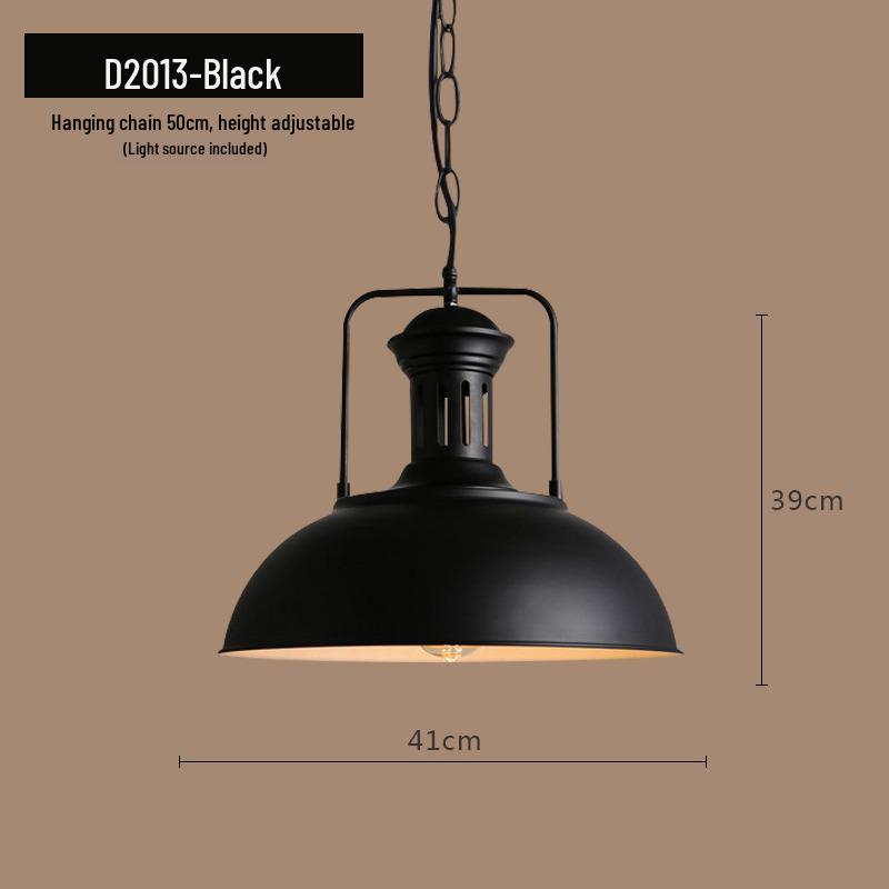 Industrial Retro Iron Pendant Lamp for Restaurants & Bars