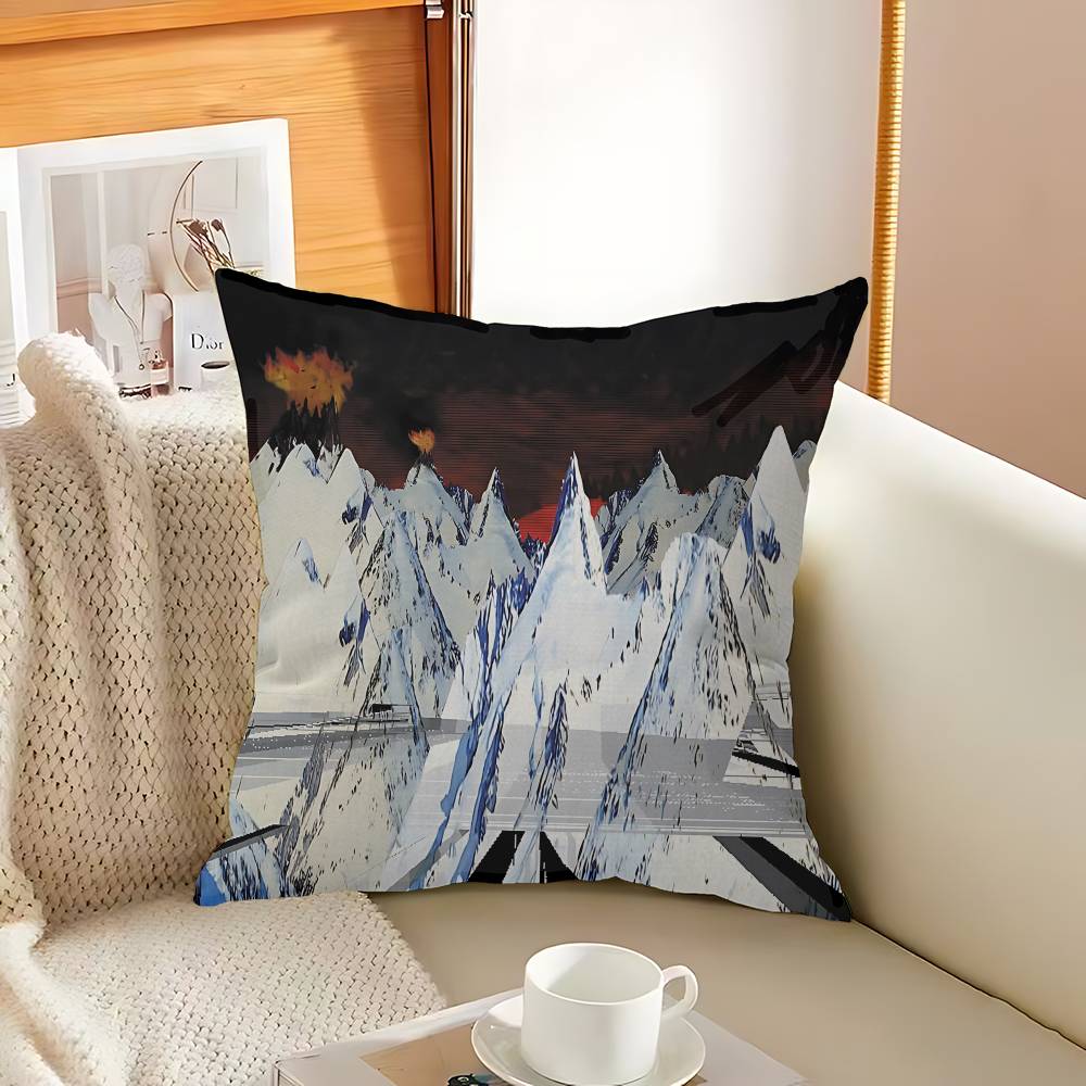 Hot Rock Music Band R-Radiohead Maple Design Cushion Cover Happy Autumn Harvest Decor Holiday Decorati Pillow Cover
