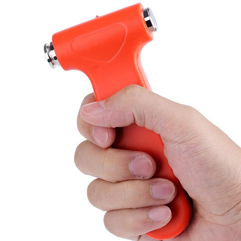 Car-Mounted Multi-Functional Rescue Hammer with Safety Strap Emergency Window-Breaking Device