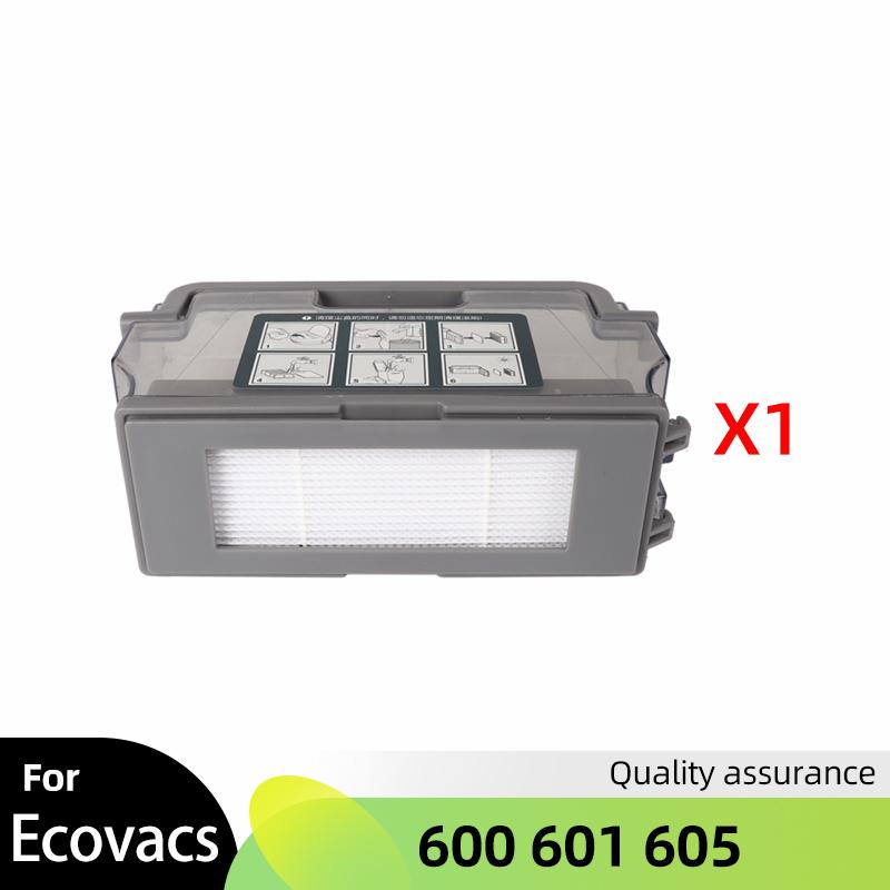 For Ecovacs Debot OZMO 600 601 605 Spare Parts Main Roll Side Spin Brush Cover Wheel Hepa Filter Mop Cloth Dust Box Kit