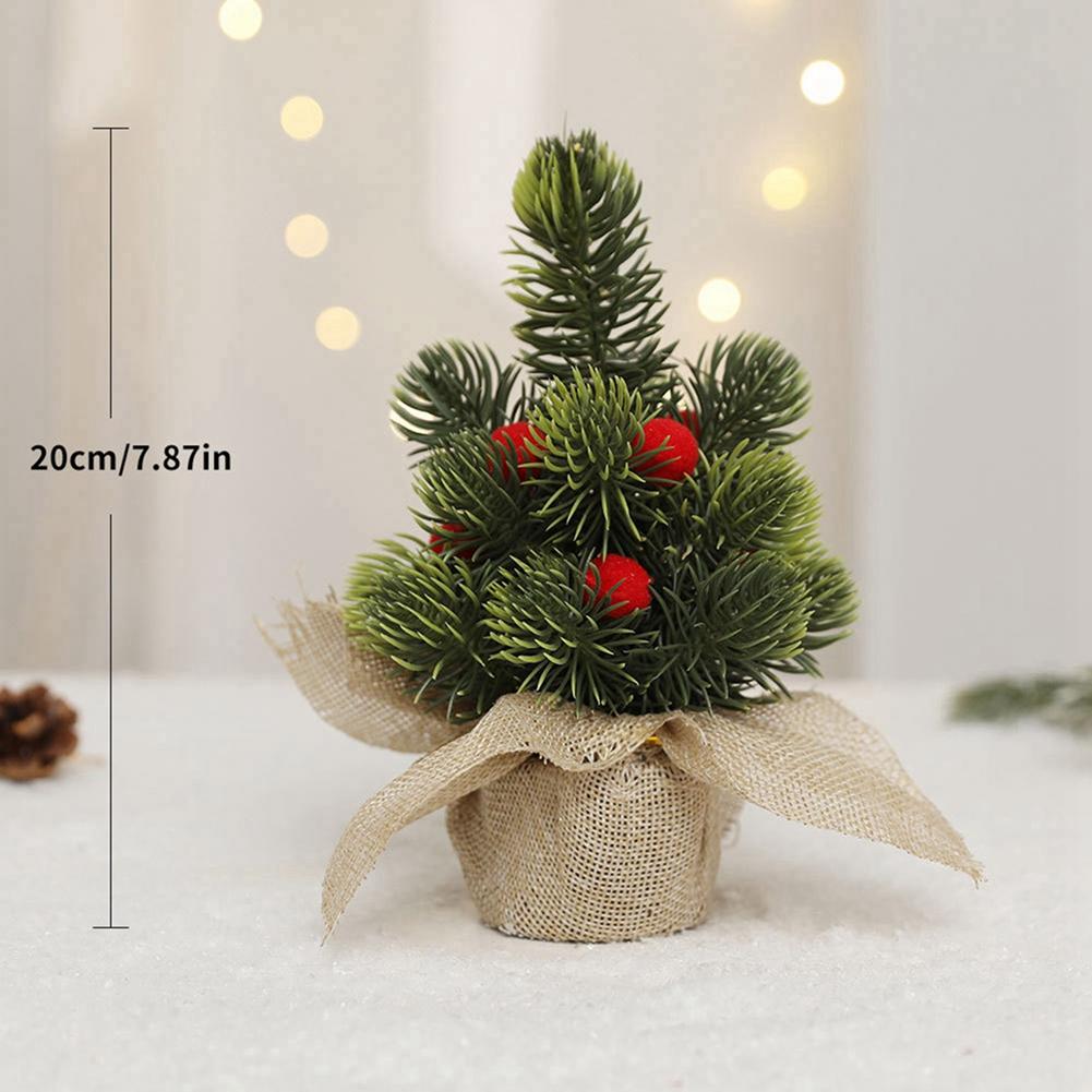 Simulated Miniature Pine Christmas Tree Home Decoration