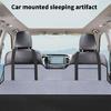 Portable Backseat Sleeping Pad Foldable Car Mattress with Side Mesh, Storage Bag for Beach, Fishing Camping Long Drives