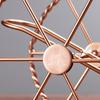 Iron Wheels Design Wine Holder Rose Gold Wine Bottles Stand Creative Red Wine Rack  Kitchen