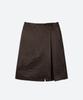 Moon Sun Satin Silky Skirt / Cacao