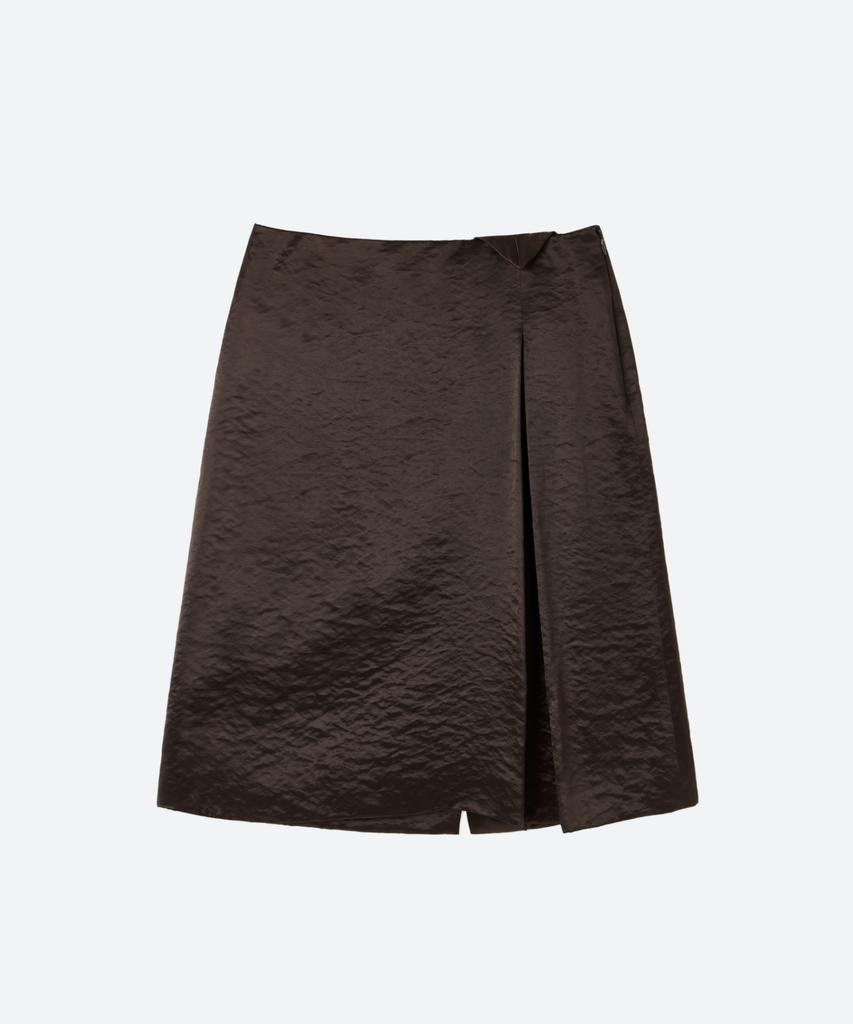 Moon Sun Satin Silky Skirt / Cacao