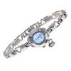 Cute Women's Fashion Small Dial Quartz Bracelet Wrist Watch New Arrival with Heart Pendant Ladies Watch