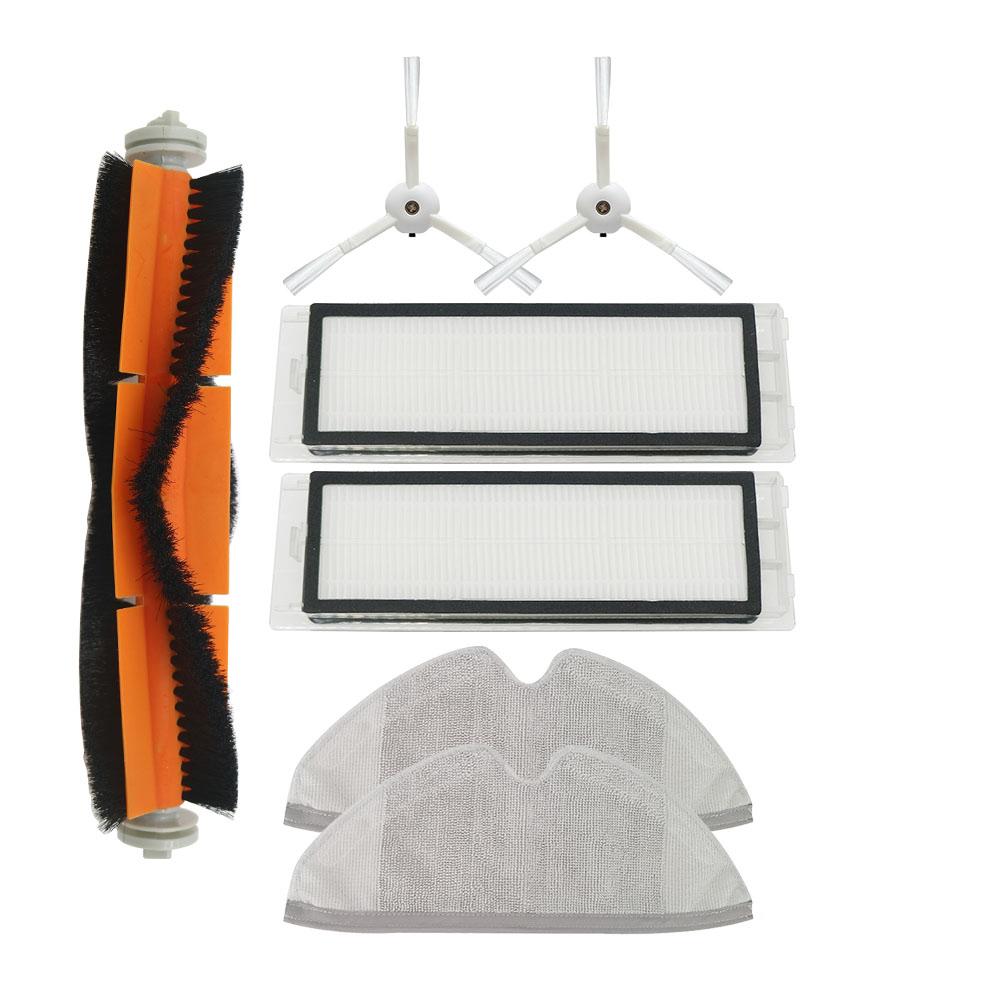 Main Brush + HEPA Filter + Side Brush for Xiaomi MI Robot Vacuum 2 Roborock S50 S51 Vacuum Cleaner Parts Accessories