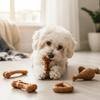 Bone Chicken Leg Shaped Puppy Teething Toy Non-Toxic Dog Molar Toy  For Small Medium Dogs